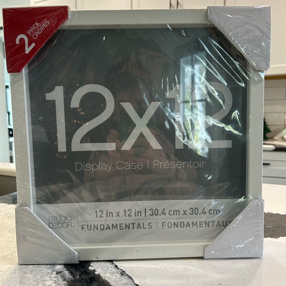 NWT STUDIO DECOR White & Grey Shadow Box 2 Pack - Picture 3 of 5